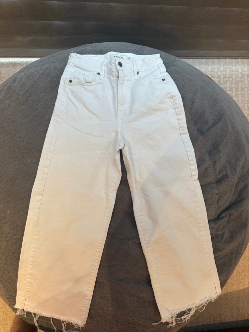 Hidden Nori High Rise Loose Fit Jean White Size 24